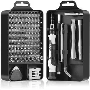 115 in 1 Professional Magnetic Precision Screwdriver Repair Kit, Electronics Disassembly Tools for Computer, iPhone, Laptop, Game Console, Watch, Eyeglasses, Hardware Modding & DIY Handmade Projects 115 in 1 Professional Magnetic Precision Screwdriver Repair Kit, Electronics Disassembly Tools for Computer, iPhone, Laptop, Game Console, Watch, Eyeglasses, Hardware Modding & DIY Handmade Projects