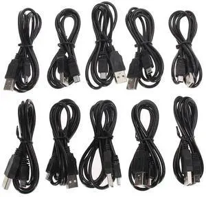 WRIARICH 10 Pack 1m USB Charging & Data Cables for PS3 Wireless Controller WRIARICH 10 Pack 1m USB Charging & Data Cables for PS3 Wireless Controller