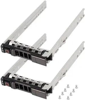 WRIARICH 2 Pack 2.5" HDD SSD Tray Caddy 8FKXC 08FKXC with Mount Screws for Dell PowerEdge R610 R620 R710 T710 R720 R815 R820 R630 T630 R730 Server WRIARICH 2 Pack 2.5" HDD SSD Tray Caddy 8FKXC 08FKXC with Mount Screws for Dell PowerEdge R610 R620 R710 T710 R720 R815 R820 R630 T630 R730 Server