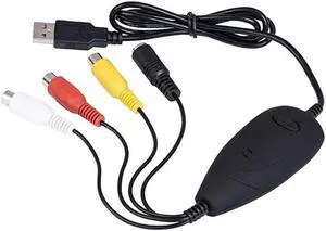 WRIARICH USB 2.0 Video Capture Adapter, Analog AV Video Recording Card Compatible Windows XP 2000 Vista Win7 Win8 WRIARICH USB 2.0 Video Capture Adapter, Analog AV Video Recording Card Compatible Windows XP 2000 Vista Win7 Win8