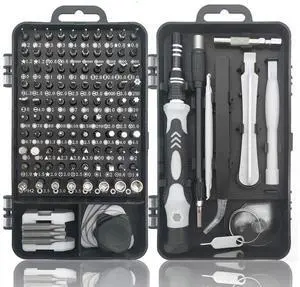 WRIARICH 115 in 1 Magnetic Precision Screwdriver Repair Tool Kit with Portable Storage Bag, Electronic Disassembly Screwdriver Set Black for Computer, PC, Laptop, iPhone & Cell Phone Repair WRIARICH 115 in 1 Magnetic Precision Screwdriver Repair Tool Kit with Portable Storage Bag, Electronic Disassembly Screwdriver Set Black for Computer, PC, Laptop, iPhone & Cell Phone Repair
