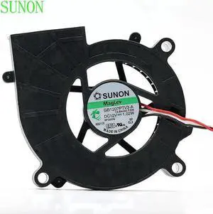 WRIARICH 7025 7CM 3-Wire Blower Fan 12V 1.02W, Replacement for Sunon GB1207PTV3-A Projector Cooling Fan WRIARICH 7025 7CM 3-Wire Blower Fan 12V 1.02W, Replacement for Sunon GB1207PTV3-A Projector Cooling Fan
