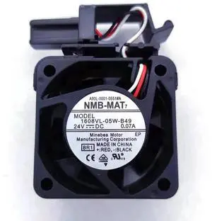 WRIARICH 40×40×20mm Cooling Fan Replacement A90L-0001-0551#A, Model 1608VL-05W-B49, 24V 0.07A Industrial System Fan WRIARICH 40×40×20mm Cooling Fan Replacement A90L-0001-0551#A, Model 1608VL-05W-B49, 24V 0.07A Industrial System Fan