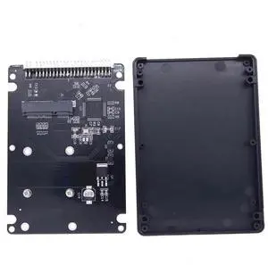 WRIARICH M.2 NGFF/mSATA to 2.5-inch IDE 44Pin SSD Adapter, Mini PCI-E Solid State Drive External Converter for Desktop & Laptop PC WRIARICH M.2 NGFF/mSATA to 2.5-inch IDE 44Pin SSD Adapter, Mini PCI-E Solid State Drive External Converter for Desktop & Laptop PC