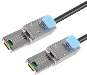 WRIARICH 1M External Mini SAS Cable, SFF-8088 26Pin Male to SFF-8088 26Pin Male Multilane RAID Storage Cable for Server JBOD Data Center WRIARICH 1M External Mini SAS Cable, SFF-8088 26Pin Male to SFF-8088 26Pin Male Multilane RAID Storage Cable for Server JBOD Data Center
