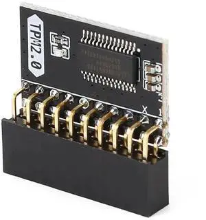 WRIARICH 20 Pin TPM 2.0 Security Encryption Module, Motherboard Replacement TPM Module WRIARICH 20 Pin TPM 2.0 Security Encryption Module, Motherboard Replacement TPM Module