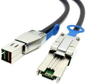 WRIARICH 0.5M Mini SAS Server RAID Cable, SFF-8088 to SFF-8644 High Density HD External Storage Data Cable WRIARICH 0.5M Mini SAS Server RAID Cable, SFF-8088 to SFF-8644 High Density HD External Storage Data Cable