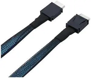 WRIARICH 1M OCuLink SFF-8611 4i to SFF-8611 4i PCIe Extension Cable, High-Speed Server Storage Data Transfer Cable for Workstation & Data Center WRIARICH 1M OCuLink SFF-8611 4i to SFF-8611 4i PCIe Extension Cable, High-Speed Server Storage Data Transfer Cable for Workstation & Data Center