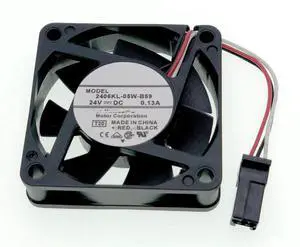 WRIARICH 60x60x15mm System Cooling Fan for Fanuc 2406KL-05W-B59, DC24V 0.13A 3.12W 4600RPM 3-Wire WRIARICH 60x60x15mm System Cooling Fan for Fanuc 2406KL-05W-B59, DC24V 0.13A 3.12W 4600RPM 3-Wire