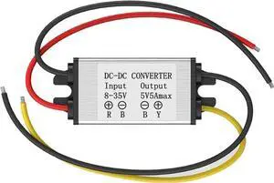 WRIARICH 8-35V to 5V 3A 15W DC-DC Step Down Converter, 12V 24V to 5V Voltage Regulator Power Module WRIARICH 8-35V to 5V 3A 15W DC-DC Step Down Converter, 12V 24V to 5V Voltage Regulator Power Module