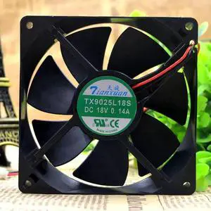 WRIARICH TX9025L18S DC 18V 0.14A 90x90x25mm Refrigerator Thermostat Cabinet Cooling Fan WRIARICH TX9025L18S DC 18V 0.14A 90x90x25mm Refrigerator Thermostat Cabinet Cooling Fan