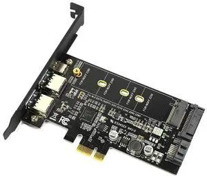WRIARICH M.2 B Key SATA SSD PCIe 3.0 Adapter Card with 2 USB3.0 + Type-C Port, Support 2230 2242 2260 2280 NGFF Drives WRIARICH M.2 B Key SATA SSD PCIe 3.0 Adapter Card with 2 USB3.0 + Type-C Port, Support 2230 2242 2260 2280 NGFF Drives