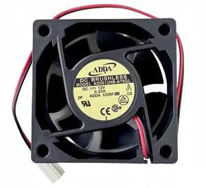 WRIARICH 6025 6CM DC Brushless Cooling Fan AD0612HB-A70GL, 12V 0.23A 2-Wire Chassis Case Fan for ADDA WRIARICH 6025 6CM DC Brushless Cooling Fan AD0612HB-A70GL, 12V 0.23A 2-Wire Chassis Case Fan for ADDA