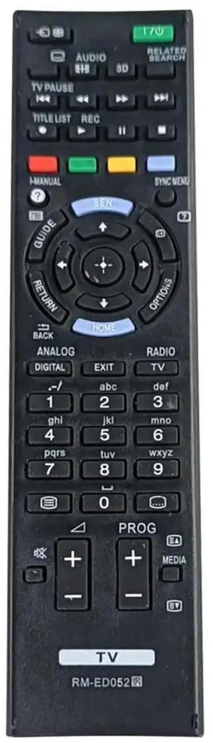 WRIARICH Black Wireless TV Remote Control Replacement, Battery Powered IR Controller Compatible with RM-GD005, RM-ED022, RM-ED036, Fit for Sony KDL-32EX402 LCD HDTV WRIARICH Black Wireless TV Remote Control Replacement, Battery Powered IR Controller Compatible with RM-GD005, RM-ED022, RM-ED036, Fit for Sony KDL-32EX402 LCD HDTV