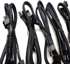 WRIARICH 1PCS Dual PCIe 8Pin (6+2) Sleeved GPU Power Cable Compatible with Seasonic Modular PSU X-650 X-750 X-850 X-1050 X-1250, Braided Modular Graphics Card Power Supply Wire WRIARICH 1PCS Dual PCIe 8Pin (6+2) Sleeved GPU Power Cable Compatible with Seasonic Modular PSU X-650 X-750 X-850 X-1050 X-1250, Braided Modular Graphics Card Power Supply Wire