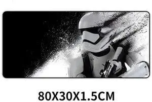 WRIARICH 80x30cm XXL Star Wars Gaming Mouse Pad, Large Non-Slip Rubber Desk Mat for Keyboard Mouse, Compatible with Call of Duty Gaming WRIARICH 80x30cm XXL Star Wars Gaming Mouse Pad, Large Non-Slip Rubber Desk Mat for Keyboard Mouse, Compatible with Call of Duty Gaming
