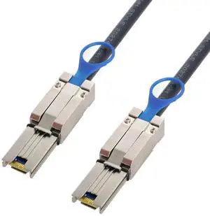WRIARICH 0.5M SFF-8088 to SFF-8088 External Mini SAS Extension Cable, 26Pin 4-Lane Multilane 6Gbps SAS 2.0 RAID Storage Cable for Server JBOD Data Center WRIARICH 0.5M SFF-8088 to SFF-8088 External Mini SAS Extension Cable, 26Pin 4-Lane Multilane 6Gbps SAS 2.0 RAID Storage Cable for Server JBOD Data Center