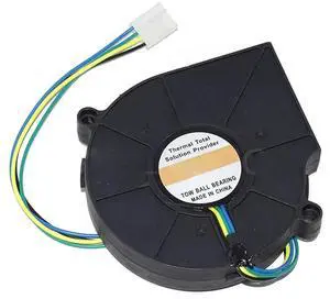 WRIARICH 75x75x15mm CPU Blower Fan Replacement Model BB7515BU B127515BU, DC 12V 0.80A 4-Wire PWM Centrifugal Fan with Copper Radiator for Desktop CPU Cooling WRIARICH 75x75x15mm CPU Blower Fan Replacement Model BB7515BU B127515BU, DC 12V 0.80A 4-Wire PWM Centrifugal Fan with Copper Radiator for Desktop CPU Cooling