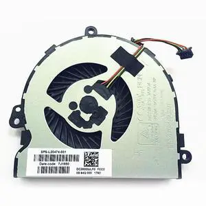 WRIARICH New CPU Cooling Fan for HP 15-DA/DB/DR/DX, 250/255/256 G7, TPN-C129/C130 (L20474-001) WRIARICH New CPU Cooling Fan for HP 15-DA/DB/DR/DX, 250/255/256 G7, TPN-C129/C130 (L20474-001)