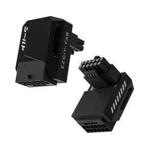 WRIARICH PCIe 5.1 90 Degree Right Angle 600W 12VHPWR Adapter, 12+4Pin 12V-2x6 GPU Power Connector, Black STD Type 1 Pack for RTX 3090Ti 4070Ti 4080 4090 Graphics Card WRIARICH PCIe 5.1 90 Degree Right Angle 600W 12VHPWR Adapter, 12+4Pin 12V-2x6 GPU Power Connector, Black STD Type 1 Pack for RTX 3090Ti 4070Ti 4080 4090 Graphics Card