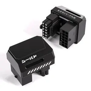 WRIARICH PCIe 5.1 RVS-Type 180° Angled 12V-2x6 12VHPWR GPU Power Adapter, 600W 12+4Pin Connector, Black, 1 Pack, Compatible with RTX 3090Ti, 4070Ti, 4080, 4090 Graphics Cards WRIARICH PCIe 5.1 RVS-Type 180° Angled 12V-2x6 12VHPWR GPU Power Adapter, 600W 12+4Pin Connector, Black, 1 Pack, Compatible with RTX 3090Ti, 4070Ti, 4080, 4090 Graphics Cards