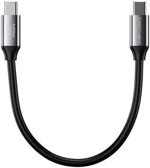 WRIARICH 0.5FT Short USB4 Cable 40Gbps 240W PD Charging Support 8K@60Hz Compatible Thunderbolt 4/3 USB-C WRIARICH 0.5FT Short USB4 Cable 40Gbps 240W PD Charging Support 8K@60Hz Compatible Thunderbolt 4/3 USB-C