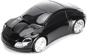 WRIARICH 2.4G Wireless Cute Car Shape Mouse with USB Receiver, Adjustable 1600DPI Optical LED Light Mouse for Laptop PC Tablet, Black WRIARICH 2.4G Wireless Cute Car Shape Mouse with USB Receiver, Adjustable 1600DPI Optical LED Light Mouse for Laptop PC Tablet, Black