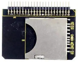 WRIARICH SD to 44-Pin IDE Adapter Card, Laptop 2.5" HDD IDE 44Pin Male Converter Supports SDHC & SDXC Memory Cards WRIARICH SD to 44-Pin IDE Adapter Card, Laptop 2.5" HDD IDE 44Pin Male Converter Supports SDHC & SDXC Memory Cards