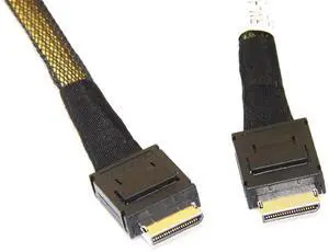 WRIARICH 100cm SFF-8611 Oculink 4x to 4x Interconnection Cable WRIARICH 100cm SFF-8611 Oculink 4x to 4x Interconnection Cable