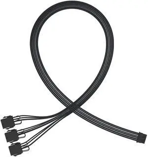 WRIARICH PCIe 5.0 16-Pin (12+4) to 3x8 PCIe Sleeved Extension Cable, 12VHPWR 16AWG GPU Power Extension Cord Compatible with RTX 3090Ti RTX 4080 RTX 4090 All Modular PSU WRIARICH PCIe 5.0 16-Pin (12+4) to 3x8 PCIe Sleeved Extension Cable, 12VHPWR 16AWG GPU Power Extension Cord Compatible with RTX 3090Ti RTX 4080 RTX 4090 All Modular PSU
