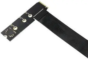 WRIARICH Dual Protocol PCIe 4.0 M.2 M Key NVME SSD Extension Riser Cable Adapter, Compatible with 2230/2242/2260/2280 M.2 PCI-E & NGFF SATA SSD WRIARICH Dual Protocol PCIe 4.0 M.2 M Key NVME SSD Extension Riser Cable Adapter, Compatible with 2230/2242/2260/2280 M.2 PCI-E & NGFF SATA SSD