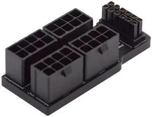 WRIARICH 90° Up-Angled 12VHPWR 16Pin to 4×ATX 8Pin Modular Power Adapter, ATX3.0 PCIe5.0 for RTX 4080/4090/5090Ti WRIARICH 90° Up-Angled 12VHPWR 16Pin to 4×ATX 8Pin Modular Power Adapter, ATX3.0 PCIe5.0 for RTX 4080/4090/5090Ti