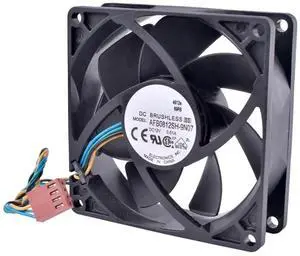 WRIARICH Delta AFB0812SH-9N07 8025 80mm PWM Fan, DC12V 0.51A, 4-Pin 4-Wire High Airflow Cooling Fan for CPU/Chassis WRIARICH Delta AFB0812SH-9N07 8025 80mm PWM Fan, DC12V 0.51A, 4-Pin 4-Wire High Airflow Cooling Fan for CPU/Chassis