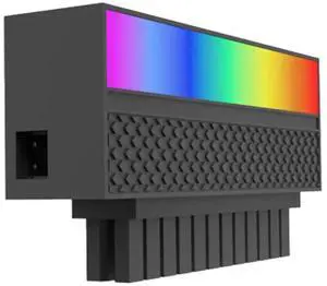 WRIARICH 9-LED 5V 3-Pin ARGB PSU Cable Connectors, Compatible with Aura Sync, PC Modding Mount Accessories WRIARICH 9-LED 5V 3-Pin ARGB PSU Cable Connectors, Compatible with Aura Sync, PC Modding Mount Accessories