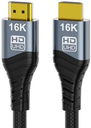 WRIARICH 200cm HDMI 2.2 Type A Male to Male Cable, 96Gbps High Speed Cord Supports 16K 8K 4K UHD for Laptop Desktop HDTV Monitor WRIARICH 200cm HDMI 2.2 Type A Male to Male Cable, 96Gbps High Speed Cord Supports 16K 8K 4K UHD for Laptop Desktop HDTV Monitor