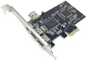 WRIARICH PCIe IEEE 1394a Firewire Expansion Card, 4 Ports Combo (1×4Pin + 3×6Pin) PCI Express Controller Adapter for Desktop PC WRIARICH PCIe IEEE 1394a Firewire Expansion Card, 4 Ports Combo (1×4Pin + 3×6Pin) PCI Express Controller Adapter for Desktop PC