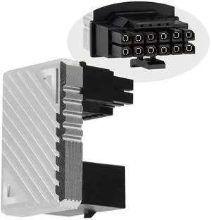WRIARICH Silver Z-Type 12VHPWR 12+4Pin 180 Degree U-Turn Adapter, PCIe 5.0 16Pin GPU Angled Power Connector for RTX 40 Series Graphics Cards WRIARICH Silver Z-Type 12VHPWR 12+4Pin 180 Degree U-Turn Adapter, PCIe 5.0 16Pin GPU Angled Power Connector for RTX 40 Series Graphics Cards