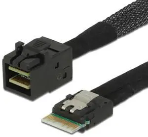 WRIARICH 50cm Slimline SAS SFF-8654 38Pin Host to SFF-8643 HD Mini SAS Target Interconnect Cable, PCIe 4.0 Internal Server RAID Storage Cable WRIARICH 50cm Slimline SAS SFF-8654 38Pin Host to SFF-8643 HD Mini SAS Target Interconnect Cable, PCIe 4.0 Internal Server RAID Storage Cable