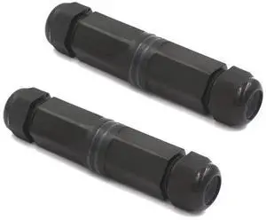 WRIARICH 2 Pack IP68 Waterproof Shielded RJ45 Female to Female Coupler, 5.3 Inch 8Pin Inline Ethernet Extender Connector Compatible with Cat5/Cat5e/Cat6 for Outdoor LAN Cable Connection WRIARICH 2 Pack IP68 Waterproof Shielded RJ45 Female to Female Coupler, 5.3 Inch 8Pin Inline Ethernet Extender Connector Compatible with Cat5/Cat5e/Cat6 for Outdoor LAN Cable Connection