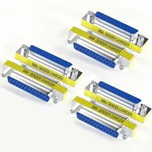 WRIARICH 6 Pack DB25 Female to Female RS232 Serial Coupler, D-SUB 25Pin Gender Changer Extender Adapter for Industrial Serial Controllers, POS, Testing Equipment WRIARICH 6 Pack DB25 Female to Female RS232 Serial Coupler, D-SUB 25Pin Gender Changer Extender Adapter for Industrial Serial Controllers, POS, Testing Equipment