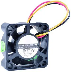WRIARICH PLA03010S12M 3010 DC12V 0.07A Mini Cooling Fan, 30×30×10mm 3cm Fan for Router & Network Equipment WRIARICH PLA03010S12M 3010 DC12V 0.07A Mini Cooling Fan, 30×30×10mm 3cm Fan for Router & Network Equipment