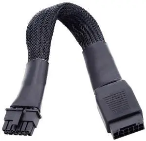 WRIARICH ATX 3.0 PCIe 5.0 12VHPWR 16Pin (12+4Pin) Male to Female PSU Extension Cable, GPU Power Extender Cord Compatible with RTX 3080, 3090Ti Graphics Cards WRIARICH ATX 3.0 PCIe 5.0 12VHPWR 16Pin (12+4Pin) Male to Female PSU Extension Cable, GPU Power Extender Cord Compatible with RTX 3080, 3090Ti Graphics Cards