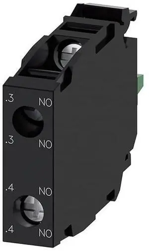 WRIARICH Siemens 3SU1400-1AA10-1DA0 Contact Module, 2NO Auxiliary Contact Block for 22mm SIRIUS ACT Push Buttons & Indicators WRIARICH Siemens 3SU1400-1AA10-1DA0 Contact Module, 2NO Auxiliary Contact Block for 22mm SIRIUS ACT Push Buttons & Indicators