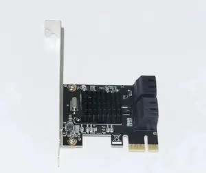WRIARICH Marvell 88SE9215 PCIe 4 Port SATA 3.0 Expansion Card, 6Gbps PCI Express SATA III Adapter for HDD SSD & IPFS Storage WRIARICH Marvell 88SE9215 PCIe 4 Port SATA 3.0 Expansion Card, 6Gbps PCI Express SATA III Adapter for HDD SSD & IPFS Storage
