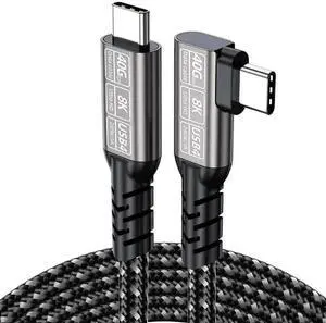 WRIARICH 1.64FT Braided USB4.0 & Thunderbolt 4 Cable, USB-C to USB-C Cord, 40Gbps Data, 240W Fast Charging, 8K@60Hz Video for MacBook Pro & Laptops WRIARICH 1.64FT Braided USB4.0 & Thunderbolt 4 Cable, USB-C to USB-C Cord, 40Gbps Data, 240W Fast Charging, 8K@60Hz Video for MacBook Pro & Laptops