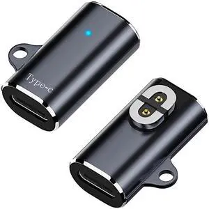 WRIARICH 2-Pack Grey USB-C Magnetic Charging Adapter Converter for Shokz Aeropex / OpenRun / OpenRun Pro / OpenRun Mini / OpenComm Headphones WRIARICH 2-Pack Grey USB-C Magnetic Charging Adapter Converter for Shokz Aeropex / OpenRun / OpenRun Pro / OpenRun Mini / OpenComm Headphones