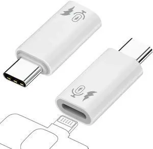 WRIARICH 2 Pack USB C to Lavalier Microphone Adapter, Type C Mic Converter Compatible with iPhone 15/16 Series, iPad Air & Pro, Only for Lapel Mics, No Headphone & Data Function WRIARICH 2 Pack USB C to Lavalier Microphone Adapter, Type C Mic Converter Compatible with iPhone 15/16 Series, iPad Air & Pro, Only for Lapel Mics, No Headphone & Data Function