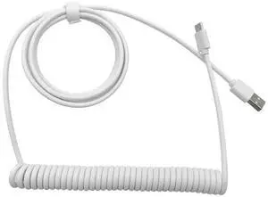 WRIARICH Coiled Aviator Keyboard Cable, Type-C to USB Detachable Aviator Wire Replacement Cable for Mechanical Keyboard WRIARICH Coiled Aviator Keyboard Cable, Type-C to USB Detachable Aviator Wire Replacement Cable for Mechanical Keyboard