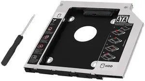 WRIARICH 9.5mm 2.5" Second HDD SSD Caddy Tray, Optical Drive Bay Adapter for MacBook Pro 13/15/17-inch A1278 A1286 A1297 (2008-2012) WRIARICH 9.5mm 2.5" Second HDD SSD Caddy Tray, Optical Drive Bay Adapter for MacBook Pro 13/15/17-inch A1278 A1286 A1297 (2008-2012)