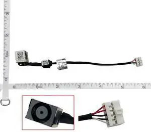 WRIARICH Laptop DC Power Jack Cable Compatible with Dell Inspiron 14 5442 5443 5445 5447 5448 5457, Model P49G, OEM PN 0K8WDF WRIARICH Laptop DC Power Jack Cable Compatible with Dell Inspiron 14 5442 5443 5445 5447 5448 5457, Model P49G, OEM PN 0K8WDF